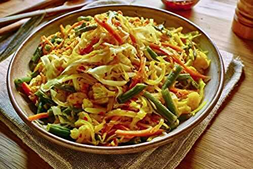 Achards de légumes façon réunionnaise