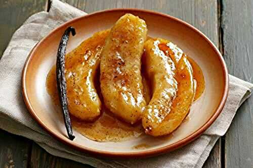 Banane flambée au rhum 