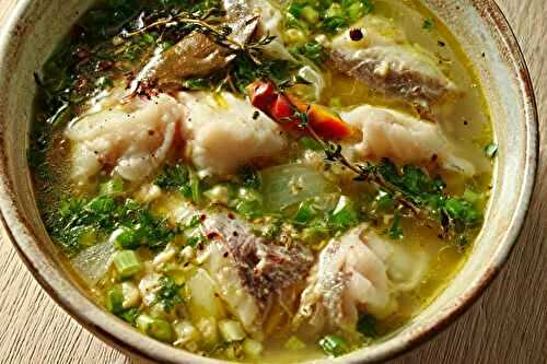 Blaff de poisson parfumé au citron vert