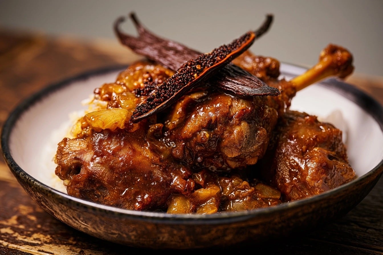 Canard à la vanille façon réunionnaise
