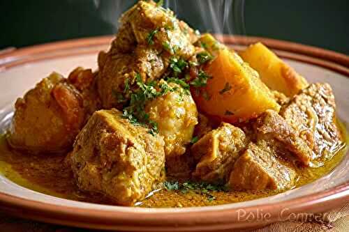 Colombo de porc mijoté en cocotte