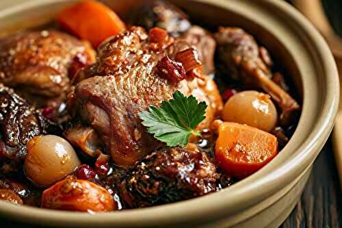 Coq au vin : la recette traditionnelle et le vin à choisir