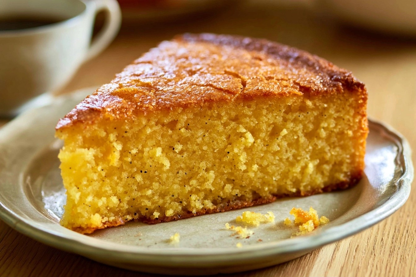 Gâteau au maïs ti'son façon réunionnaise