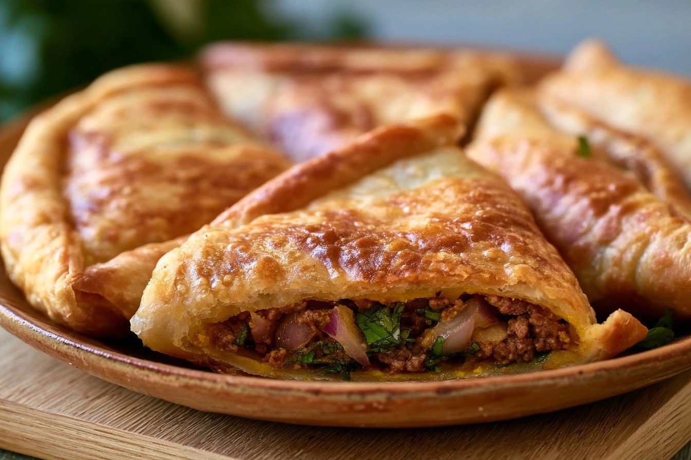 Samoussa réunionnais traditionnel et croustillant