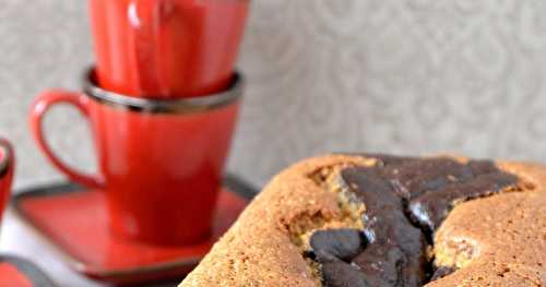 Cake marbré noisettine et chocolat de Philippe Conticini