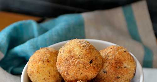 Croquettes de riz au lait, coeur au Carambar ou Chamallow