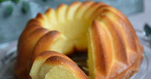 Gâteau au fromage blanc et fleur d'oranger