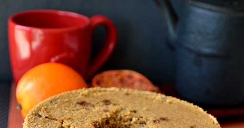 Gâteau moelleux à l'orange et aux graines de chia