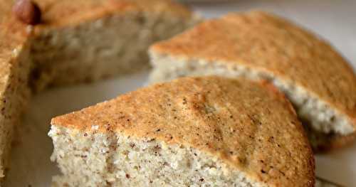 Le gâteau creusois (gâteau moelleux aux noisettes)