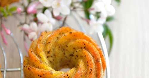 Mini-bundt au citron et graines de pavot (anti-gaspi)