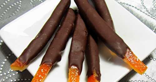 Orangettes au chocolat