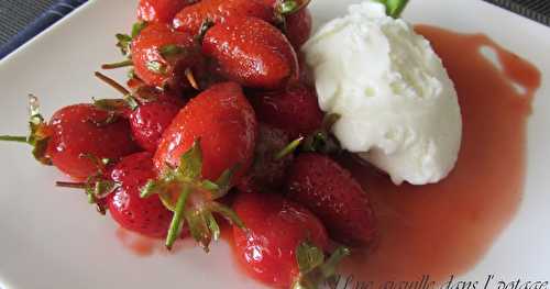 Poêlée de fraises de Plougastel