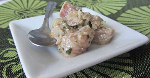 Tartare de maquereau à la thaï