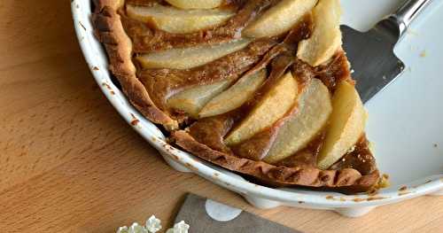 Tarte aux poires et spéculos