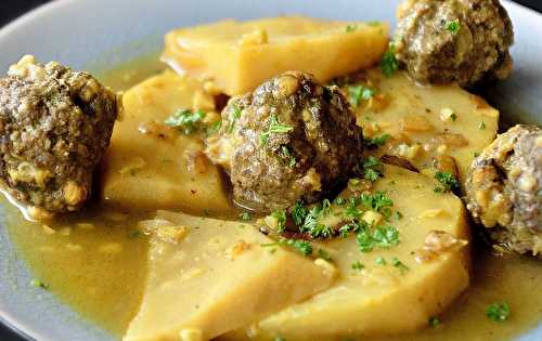 Boulettes de bœuf au citron et au céleri, d'Ottolenghi