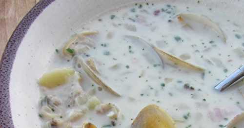 Clam Chowder ou crème de palourdes