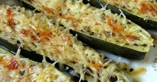 Courgettes gratinées à l'emmental