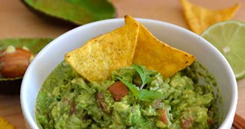 Guacamole et poudre de moringa