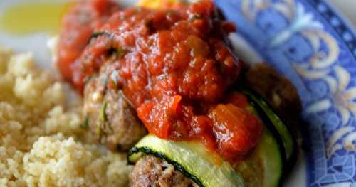 Kefta d'agneau aux courgettes de Yotam Ottolenghi