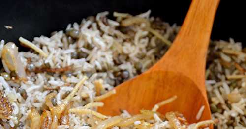 Kosheri (riz et lentilles) de Yotam Ottolenghi