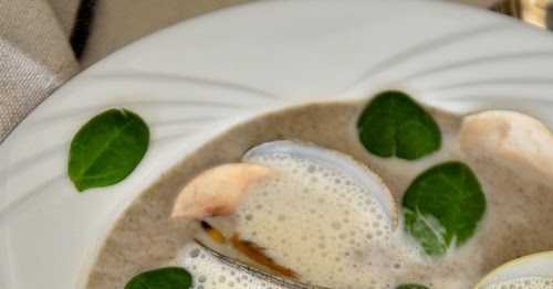 Palourdes au thé vert Sencha Supérieur sur velours de champignons