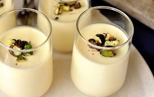 Panna cotta safran-cardamome