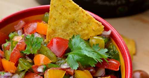 Pico de gallo, salade mexicaine 