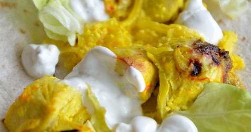 Poulet au safran et au citron (joojeh kabab)  