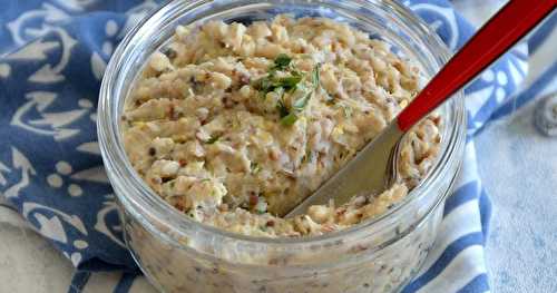 Rillettes de maquereau à la moutarde, estragon et haricots blancs (sans lactose)