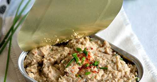 Rillettes de sardines aux haricots blancs (sans lactose)