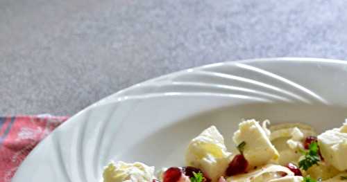 Salade de fenouil, grenade et feta