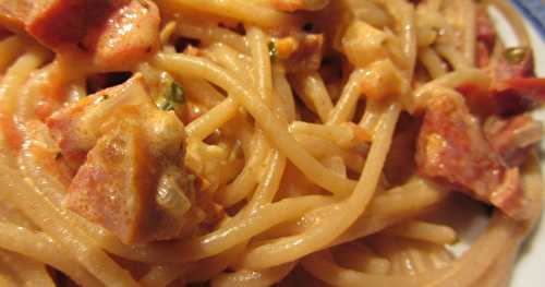 Shaghetti au chorizo