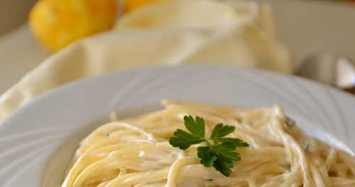 Shaghetti au citron (pasta al lemone )
