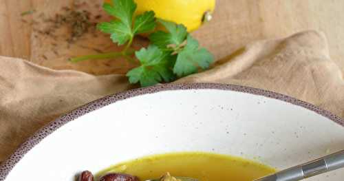 Soupe de boeuf, haricots rouges et cumin  