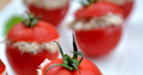 Tomates grappes farcies au thon 