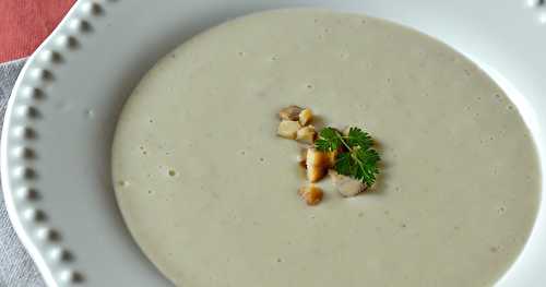 Velouté de topinambours aux châtaignes