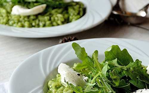 Risotto roquette et mozzarella, de Simone Zanoni