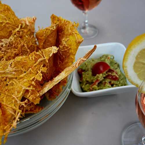 Biscuits apéritifs au Comté et guacamole