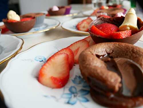 Le muffin au chocolat façon "mi-cuit" de Christophe Felder