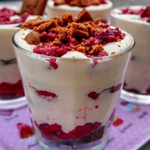 Tiramisù framboise spéculoos