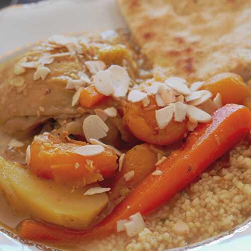 Tajine abricots amandes