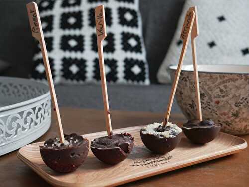 Sucettes pour chocolat chaud