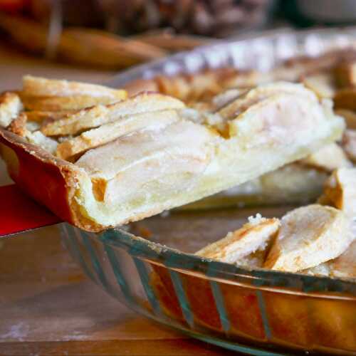 Tarte aux pommes à la crème d'amandes