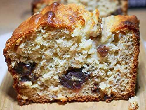 Banana bread aux dattes (allégé)