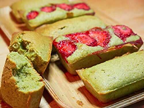 Financiers Matcha-Fraises