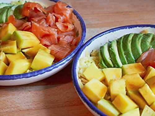 Poké Bowl Mangue - Saumon - Avocat