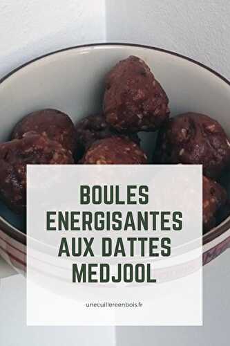 Boules énergisantes aux dattes medjool, la recette qui tue !