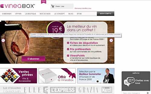 Idée cadeau fête des mères : VINEABOX, la box des amateurs de vin