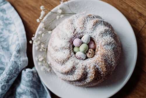Recette de bundt cake au citron (Nid de Pâques) - Une cuillère en bois #lille #gastronomie