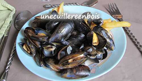 Recette maison de moules frittes à la marinière